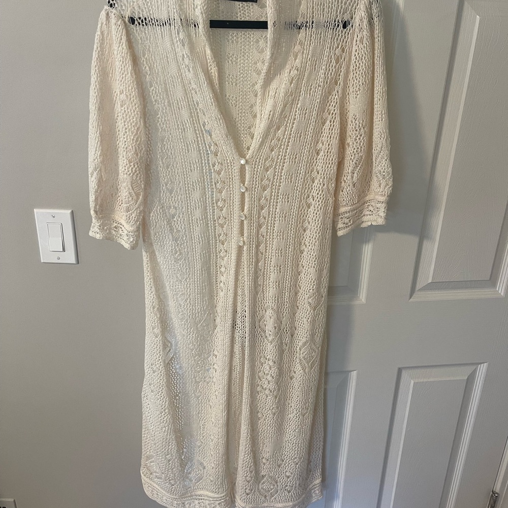 Ralph Lauren Cream Knit Cardigan